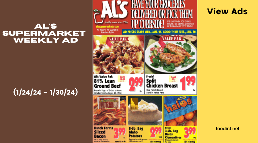 Al's Supermarket Weekly Ad