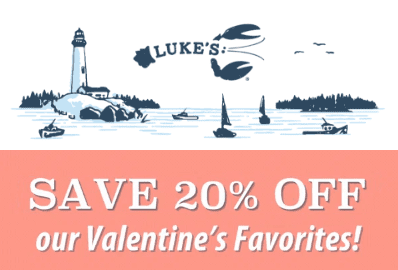 20% OFF for the love of lobster 💌